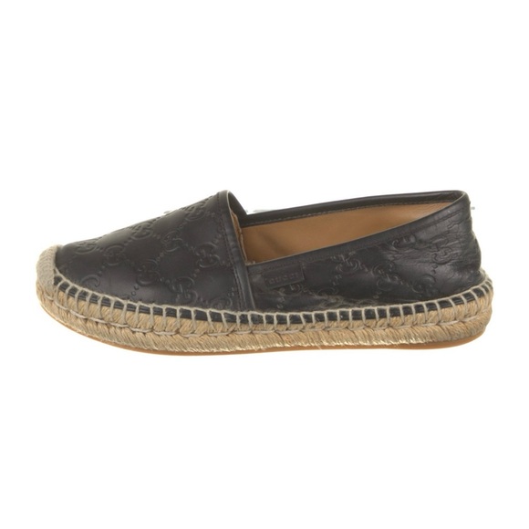 EUC Gucci Signature Leather Espadrilles - Picture 1 of 4